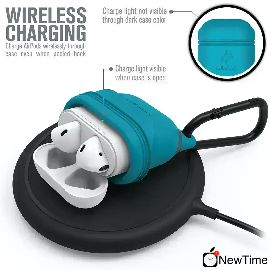 Catalyst Waterproof AirPods Case Glacier Blue (CATAPDTEAL)